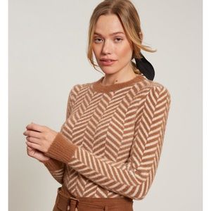 Lucy Paris Chevron-Print Sweater